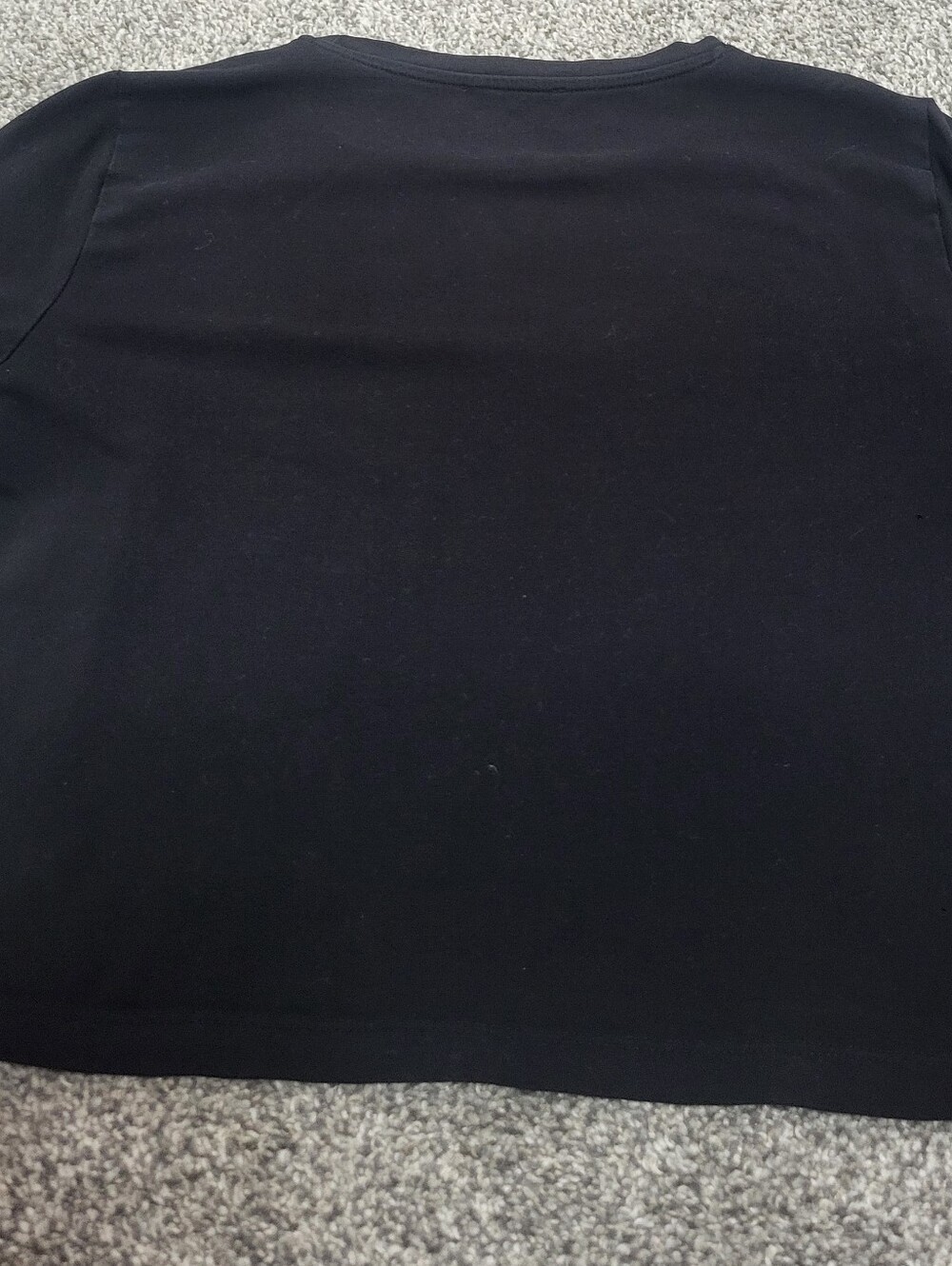 Classic Black Crewneck Top